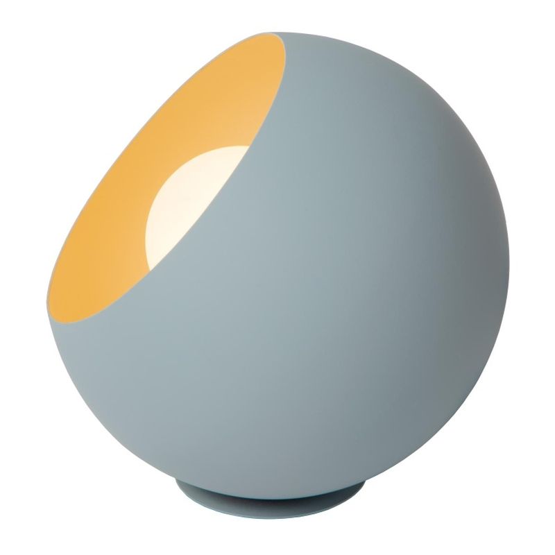 Lucide DOREDOS - Stolná lampa - Ø 20 cm - 1xE27 - Pastel Blue
